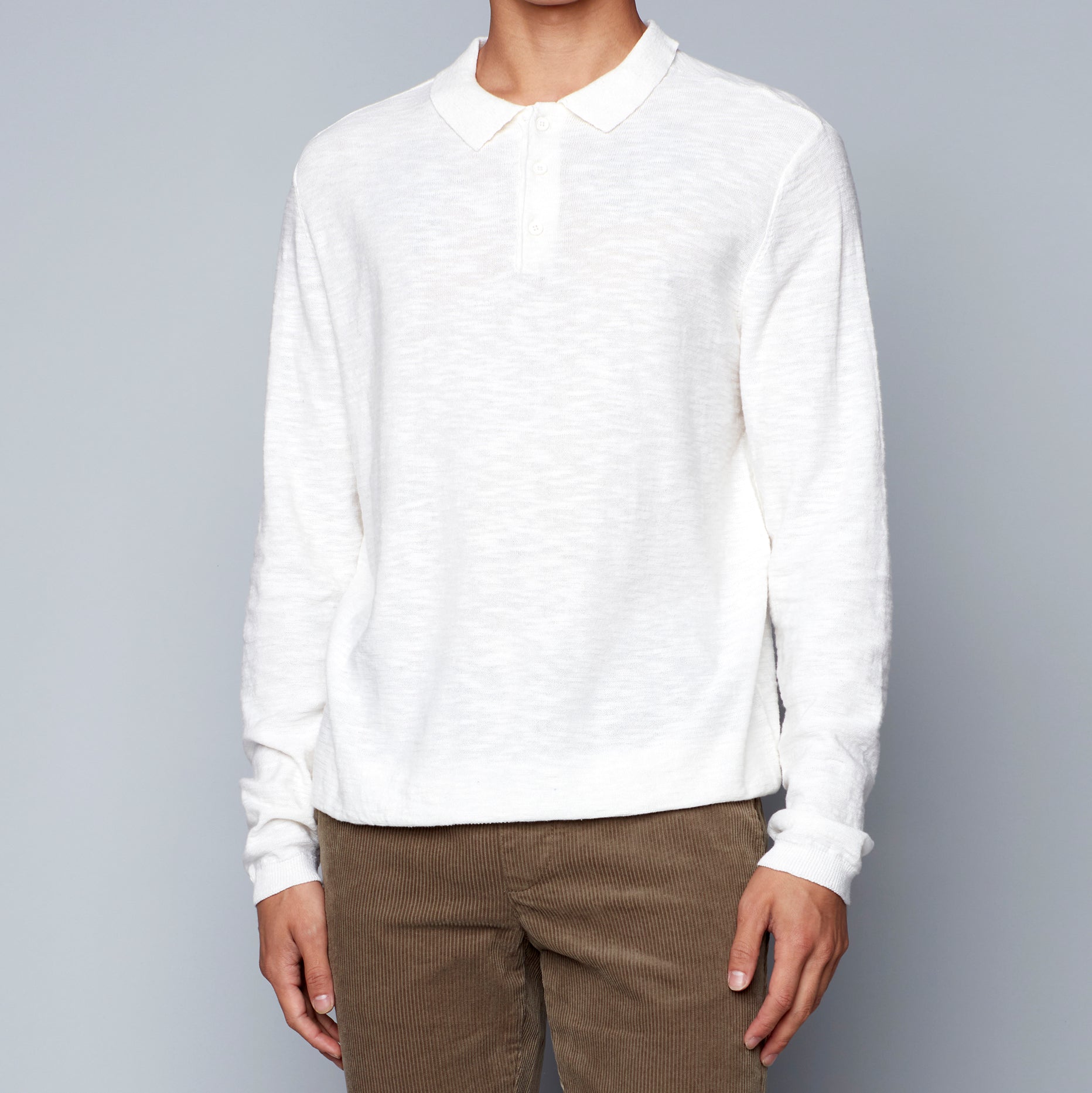 Brody Collared Long Sleeve Polo