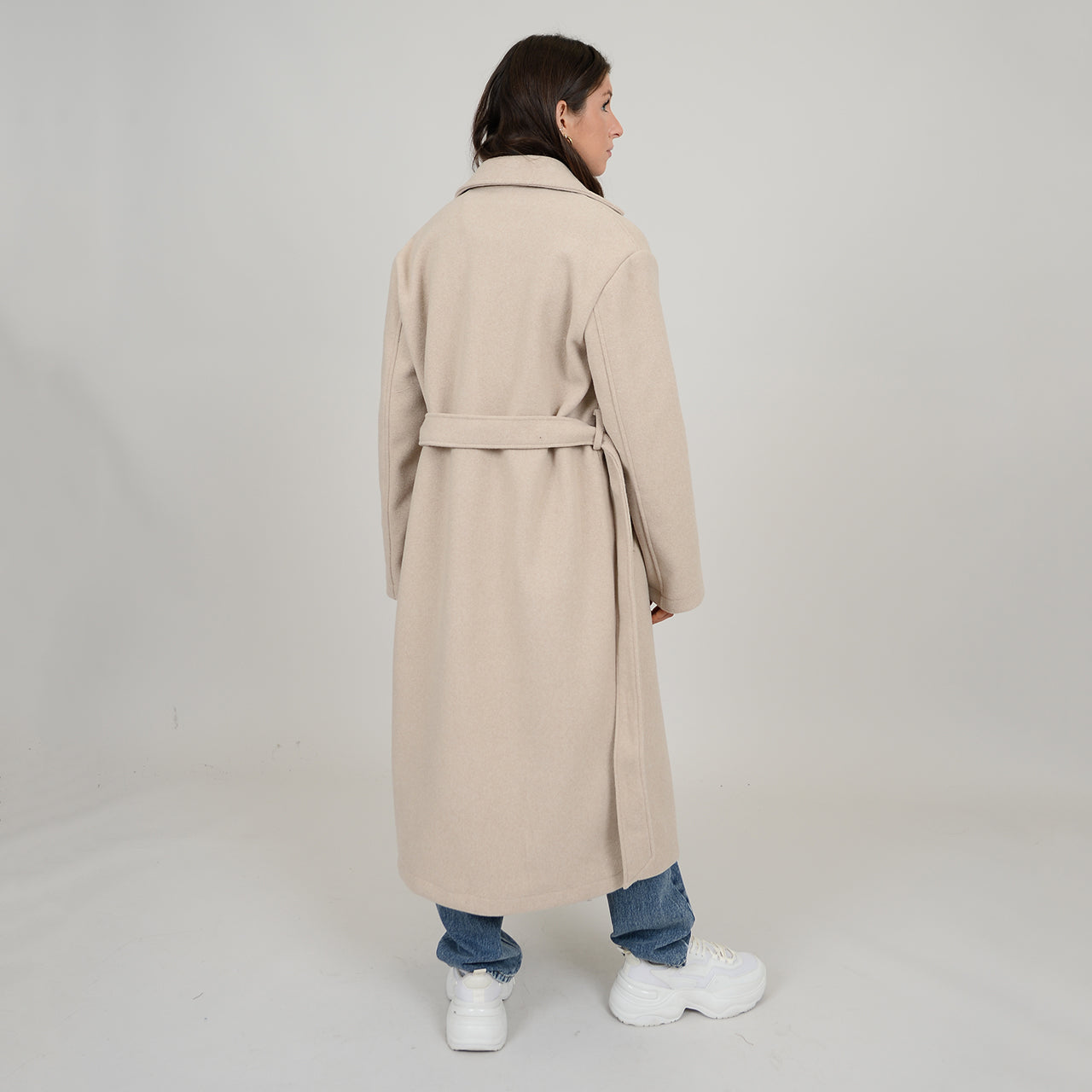 Macie Belted Coat / Beige
