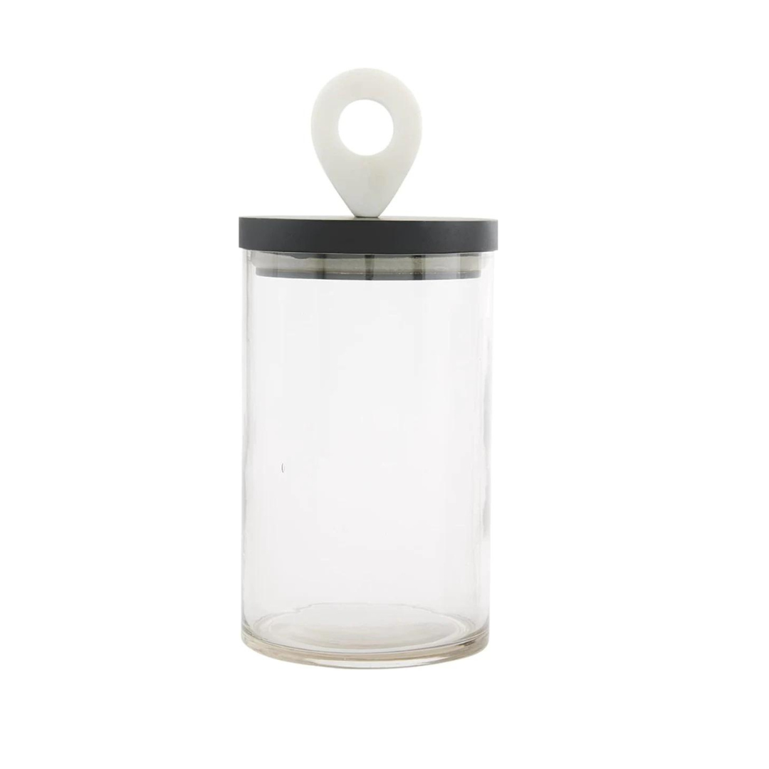 Marble + Glass Medium Canister