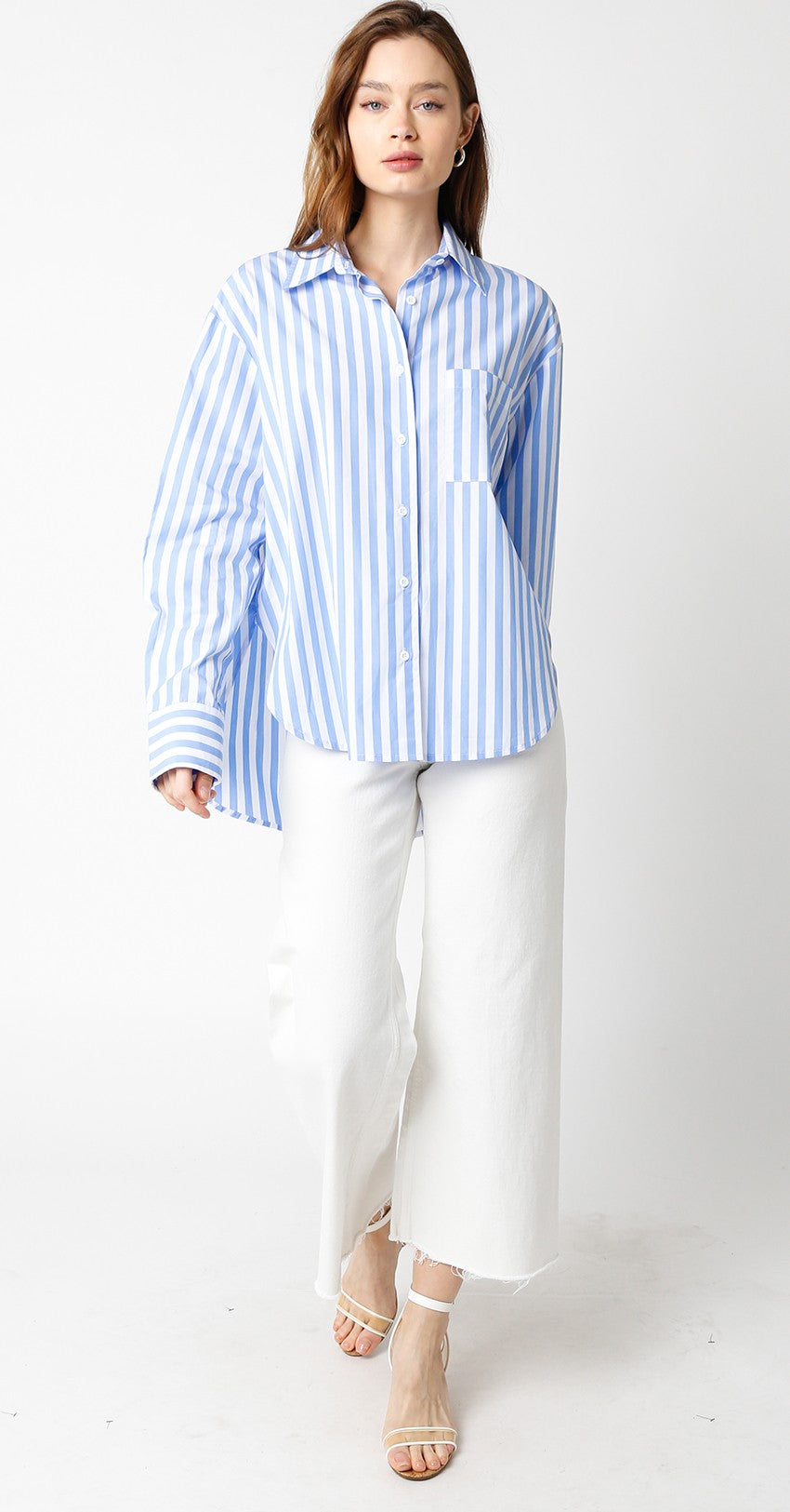 Tully Striped Button Up
