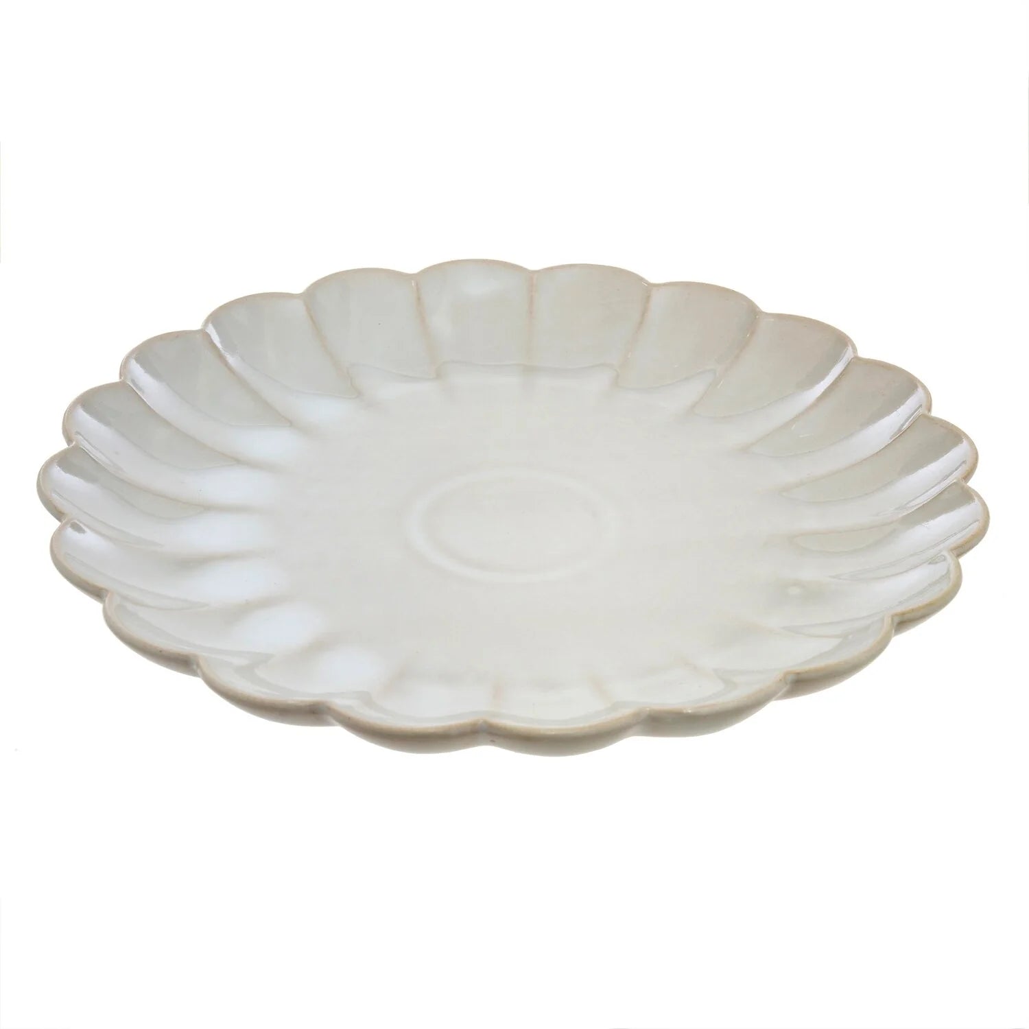 Large White Amelia Plate