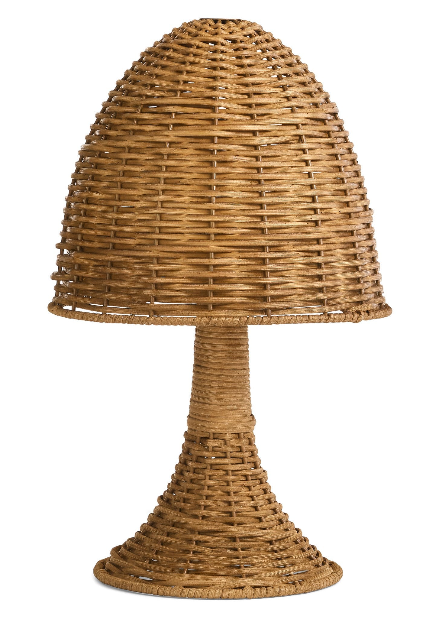 Rattan Mushroom Lamp