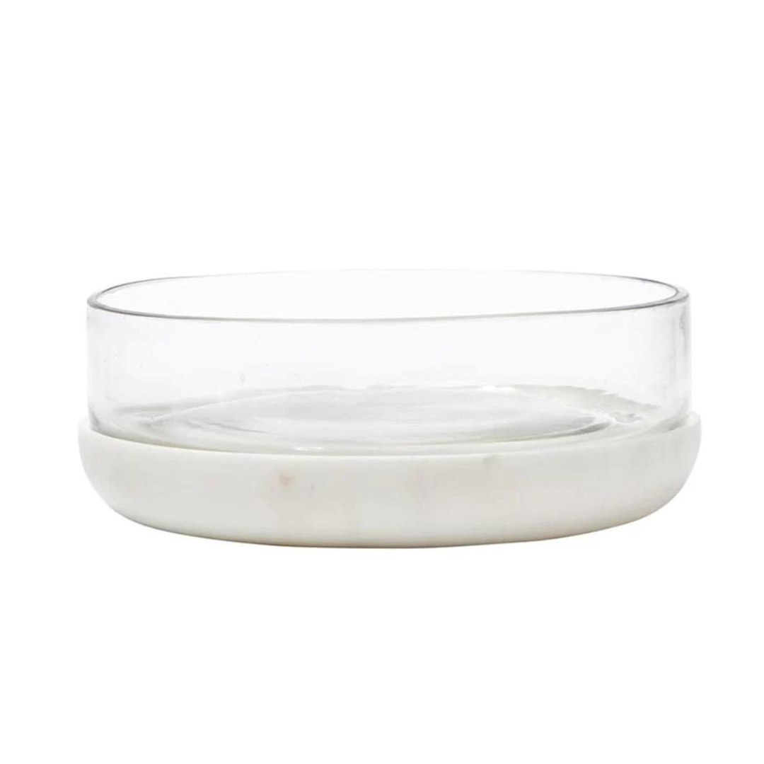 White Marble Bowl- Large