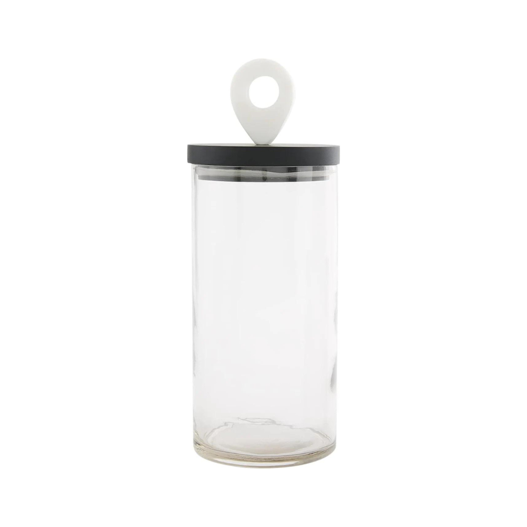 Marble + Glass Large Canister