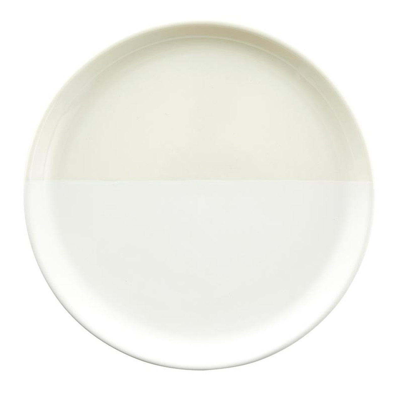 Off White Ceramic Dip Plate