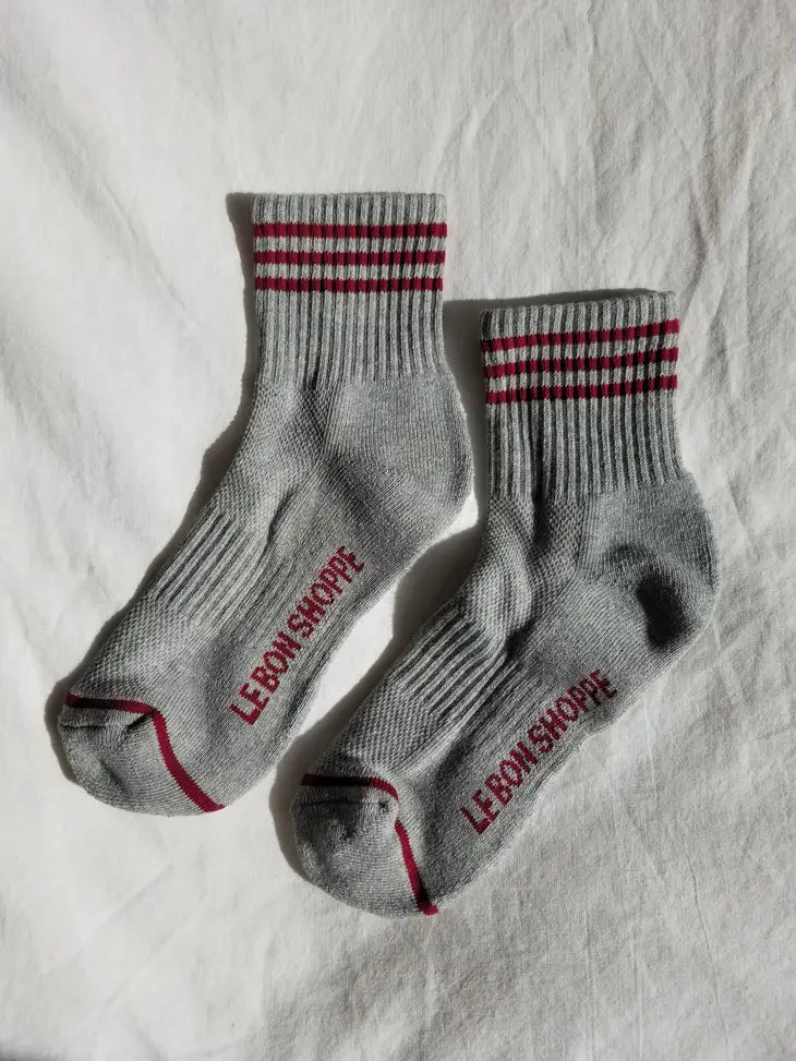 Girlfriend Socks / Heather Grey