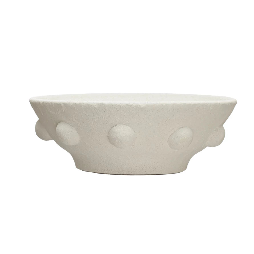 Decorative Coarse Terra-cotta Bowl