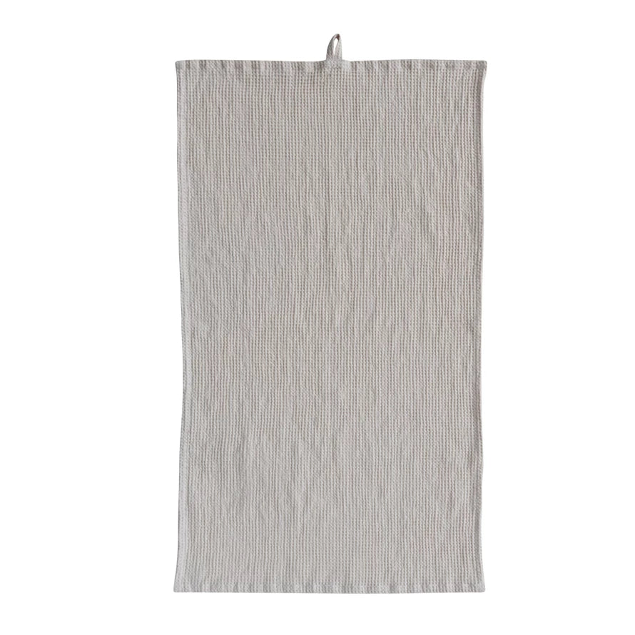 Oversized Woven Linen + Cotton Waffle Tea Towel