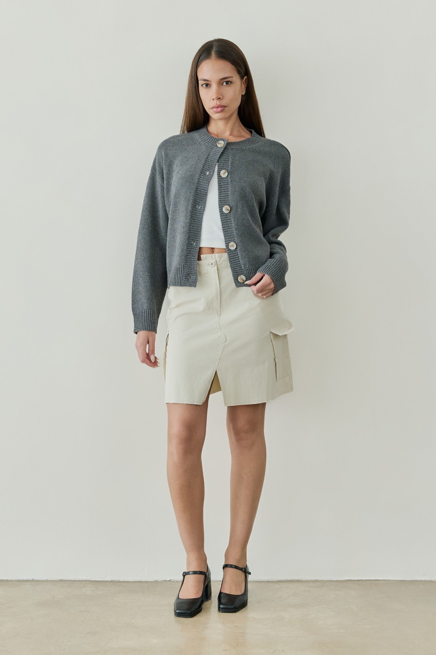 Lulu Cardi- Charcoal – Sundays