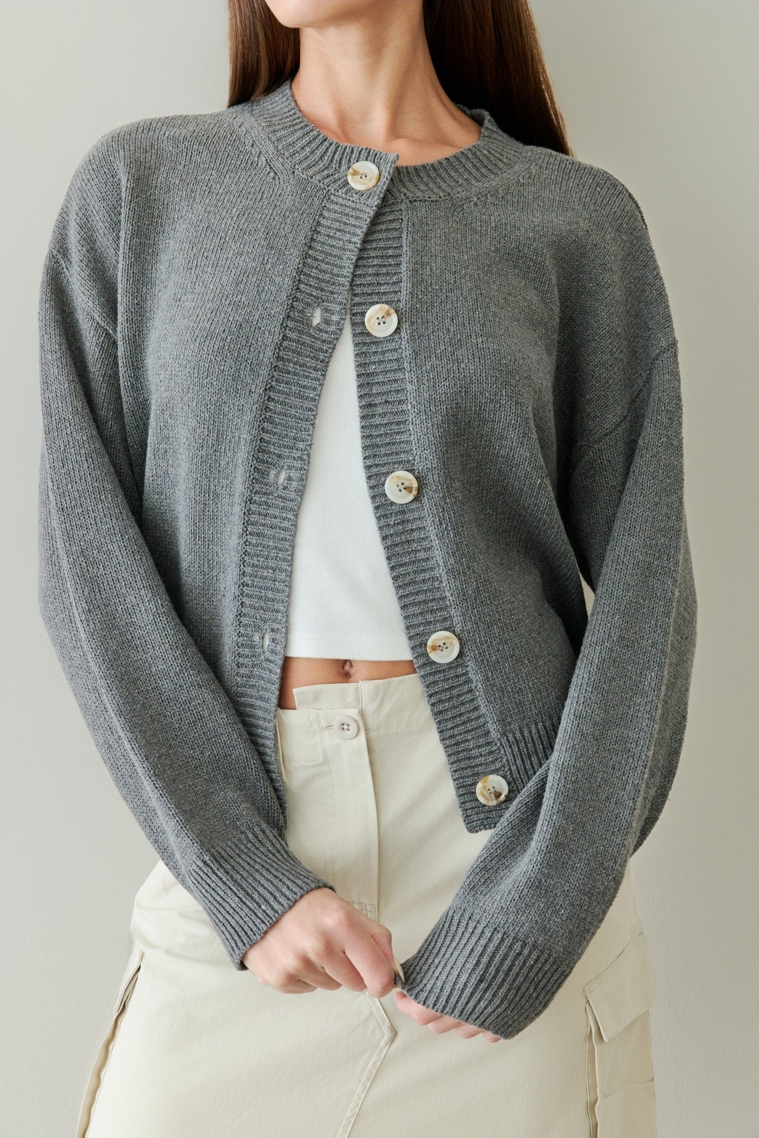 Lulu Cardi- Charcoal – Sundays