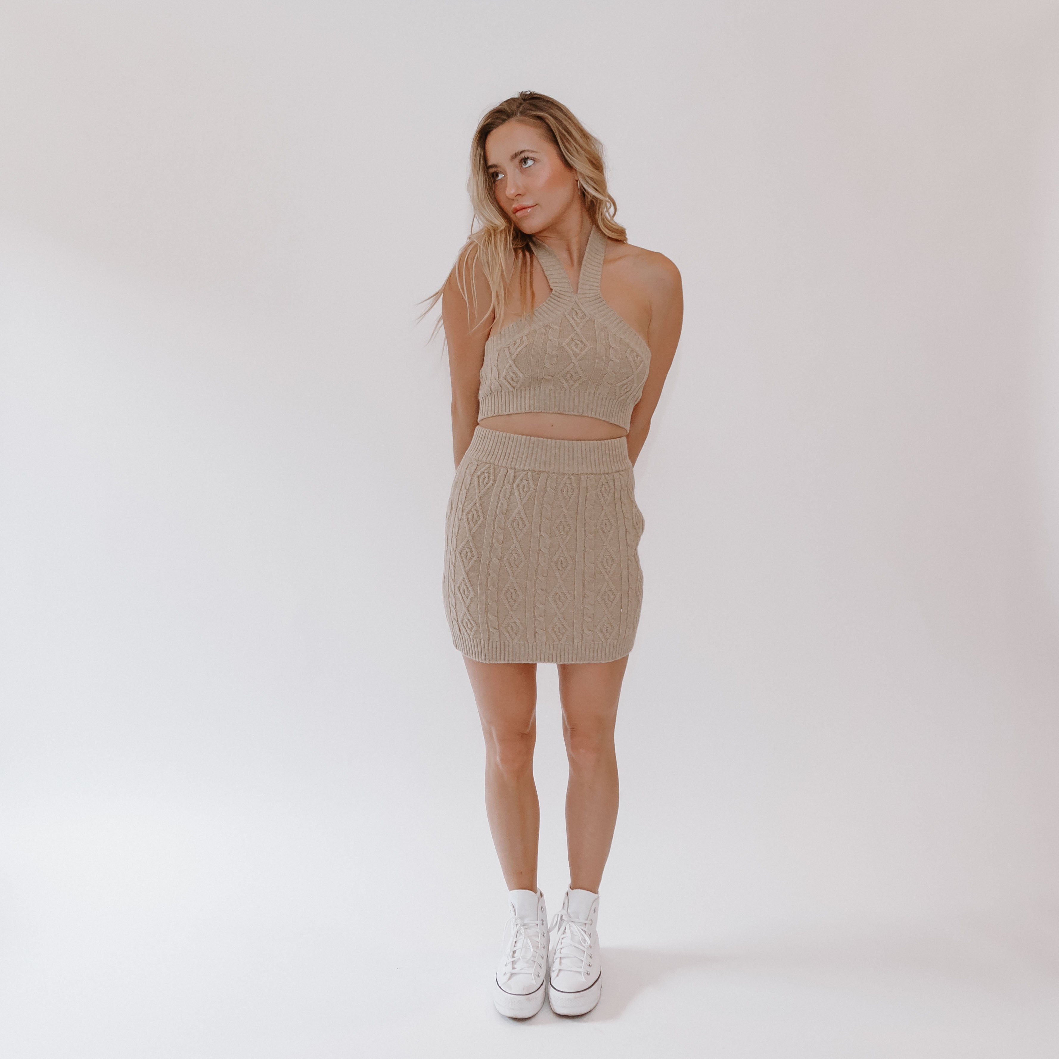Elodie Cable Knit Set